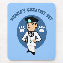 World's Greatest Vet Gifts and Tees Mouse Mats