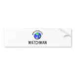 World's Greatest Watchman bumper stickers