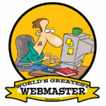 WORLDS GREATEST WEBMASTER MEN CARTOON photo sculptures
