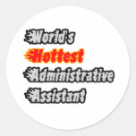 World's Hottest Administrative Assistant Sticker