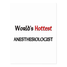 Worlds Hottest Anaesthesiologist Postcards
