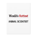 Worlds Hottest Animal Scientist postcards
