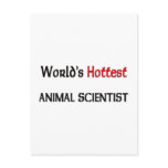 Worlds Hottest Animal Scientist postcards