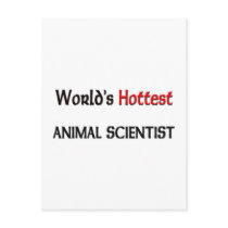 Worlds Hottest Animal Scientist postcards