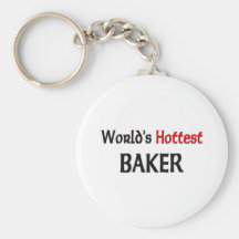 Worlds Hottest Baker Keychain