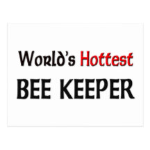 Worlds Hottest Bee Keeper Post Card