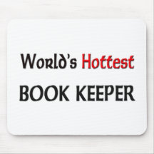Worlds Hottest Book Keeper Mouse Mat