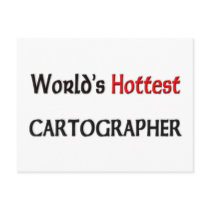 Worlds Hottest Cartographer postcards