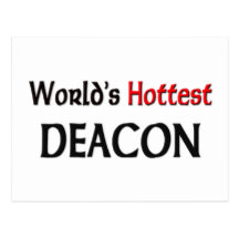 Worlds Hottest Deacon Postcard