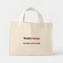 Worlds Hottest Employment Advice Worker Canvas Bag