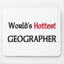 Worlds Hottest Geographer Mouse Mat