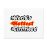 World's Hottest Girlfriend postcards