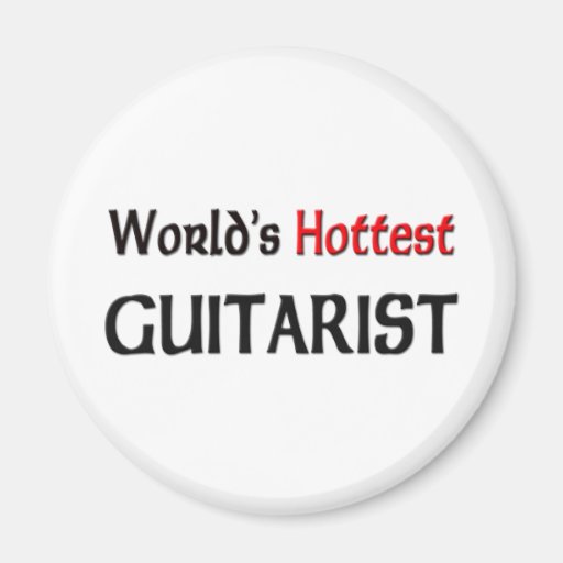 Worlds Hottest Guitarist Fridge Magnets