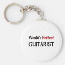Worlds Hottest Guitarist Key Chain