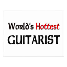 Worlds Hottest Guitarist Postcards