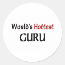Worlds Hottest Guru Sticker