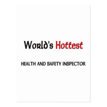 Worlds Hottest Health And Safety Inspector Postcards