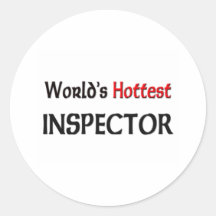 Worlds Hottest Inspector Stickers