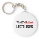Worlds Hottest Lecturer keychains