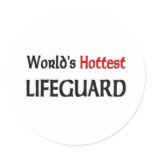 Worlds Hottest Lifeguard stickers