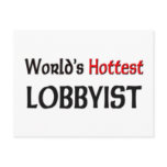 Worlds Hottest Lobbyist postcards