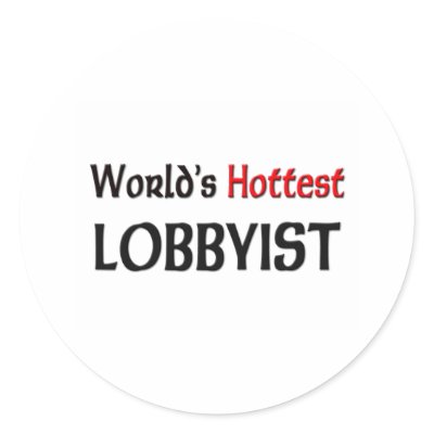 Worlds Hottest Lobbyist Sticker by tshirtshirts