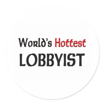 Worlds Hottest Lobbyist Stickers by tshirtshirts