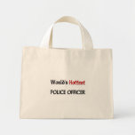 Worlds Hottest Police Officer Canvas Bags