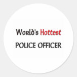 Worlds Hottest Police Officer Sticker