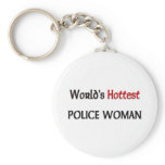 Worlds Hottest Police Woman keychains
