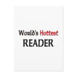 Worlds Hottest Reader postcards