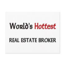 Worlds Hottest Real Estate Broker postcards