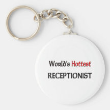 Worlds Hottest Receptionist Keychains
