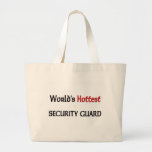 Worlds Hottest Security Guard Canvas Bags