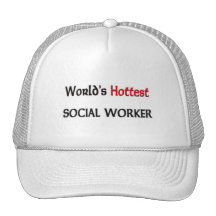 Worlds Hottest Social Worker Mesh Hats