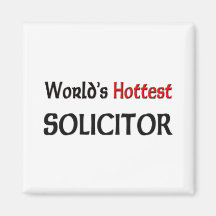 Worlds Hottest Solicitor Refrigerator Magnet