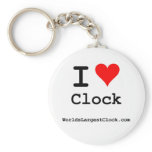World's Largest Clock Key Chain keychains
