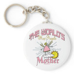 Worlds Most Angelic Mother keychains