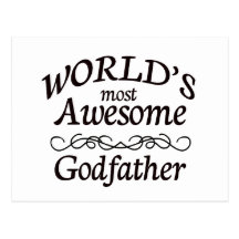 World's Most Awesome Godfather Postcards