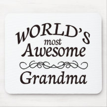 World's Most Awesome Grandma Mousepads