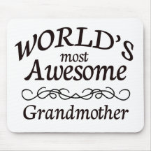 World's Most Awesome Grandmother Mousepads