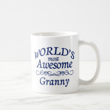 World's Most Awesome Granny Coffee Mugs