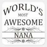World's Most Awesome Nana Sticker