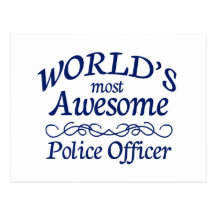 World's Most Awesome Police Officer Post Cards