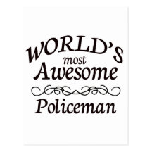 World's Most Awesome Policeman Postcards