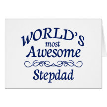 World's Most Awesome Stepdad Card