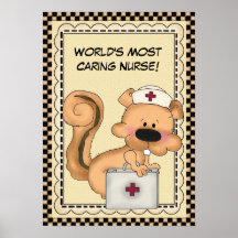 World's Most Caring Nurse poster