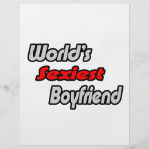 World's Sexiest Boyfriend Flyers