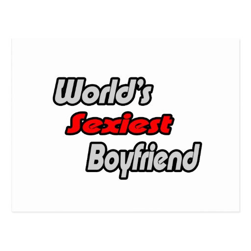 World's Sexiest Boyfriend Postcard