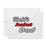 World's Sexiest Dad invitations